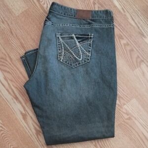 NWOT Vintage Maurices Women's Boot Cut Jeans - Dark Blue